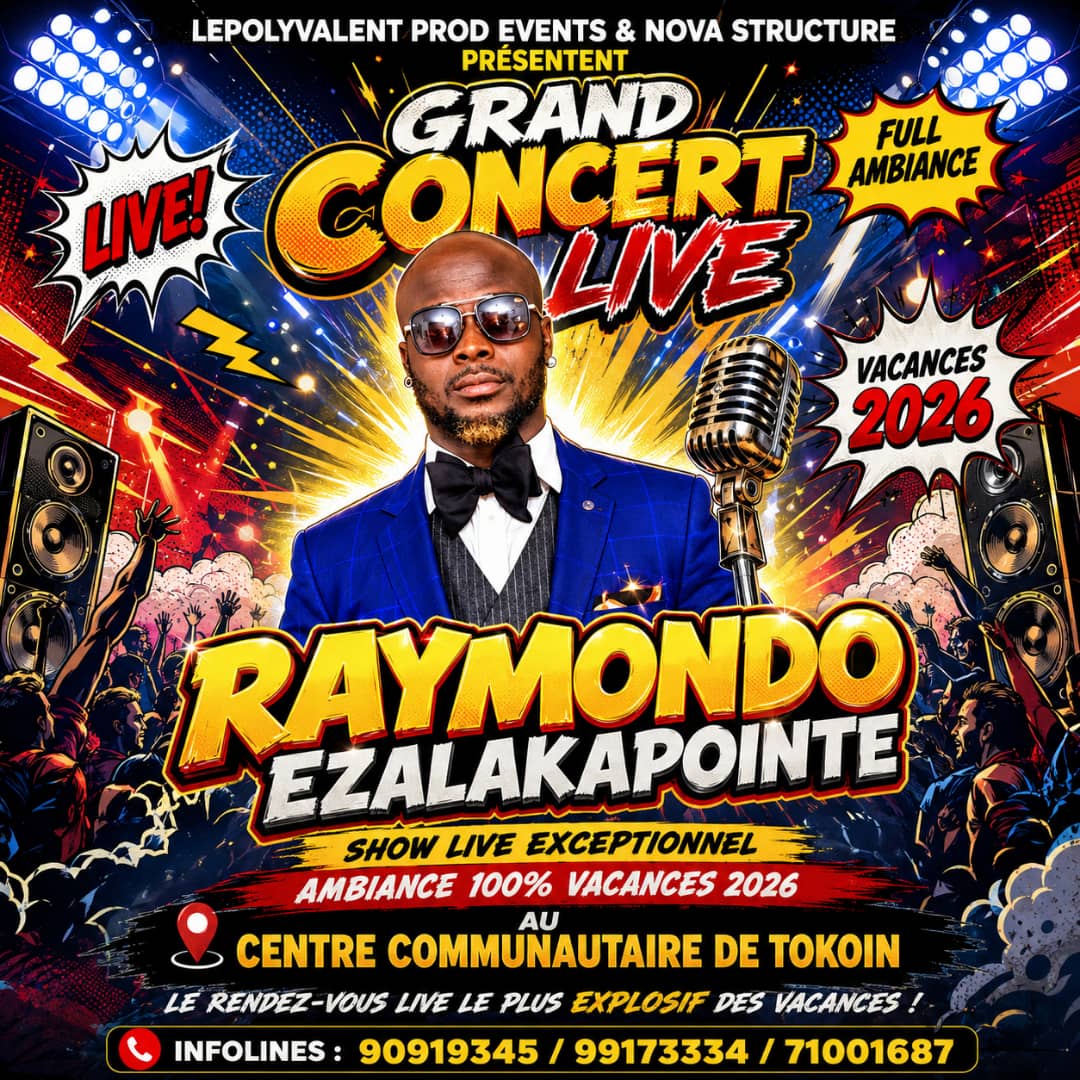 Grand concert live de RAYMONDO EZALAKAPOINTE au centre communautaire de tokoin 