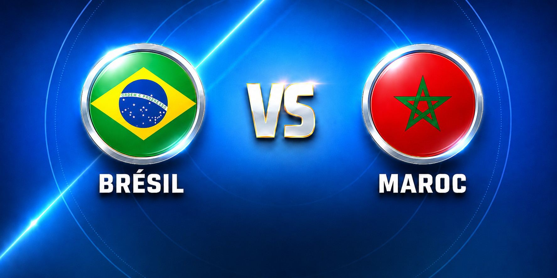 Brésil Vs Maroc