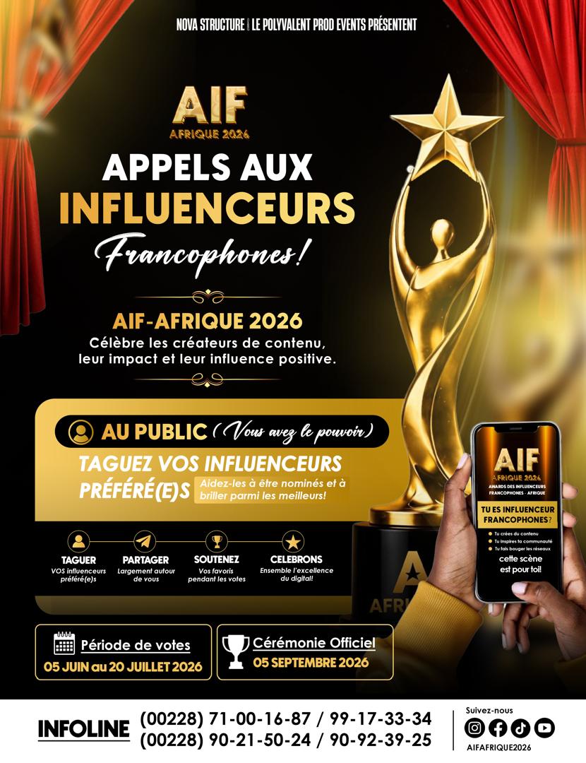 Les Awards des Influenceurs Francophones (AIF)